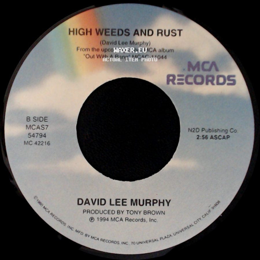 David Lee Murphy - Just Once / High Weeds And Rust side B