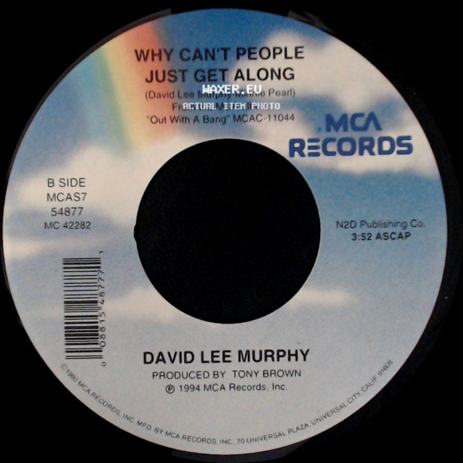David Lee Murphy - Fish Ain't Bitin' / Why Can't People Just Get Along side B