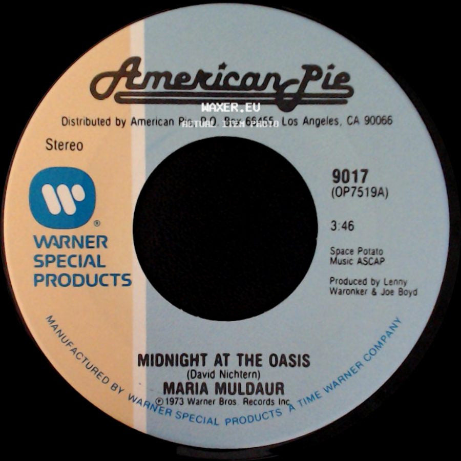 The Mojo Men / Maria Muldaur - Sit Down I Think I Love You / Midnight At The Oasis side B