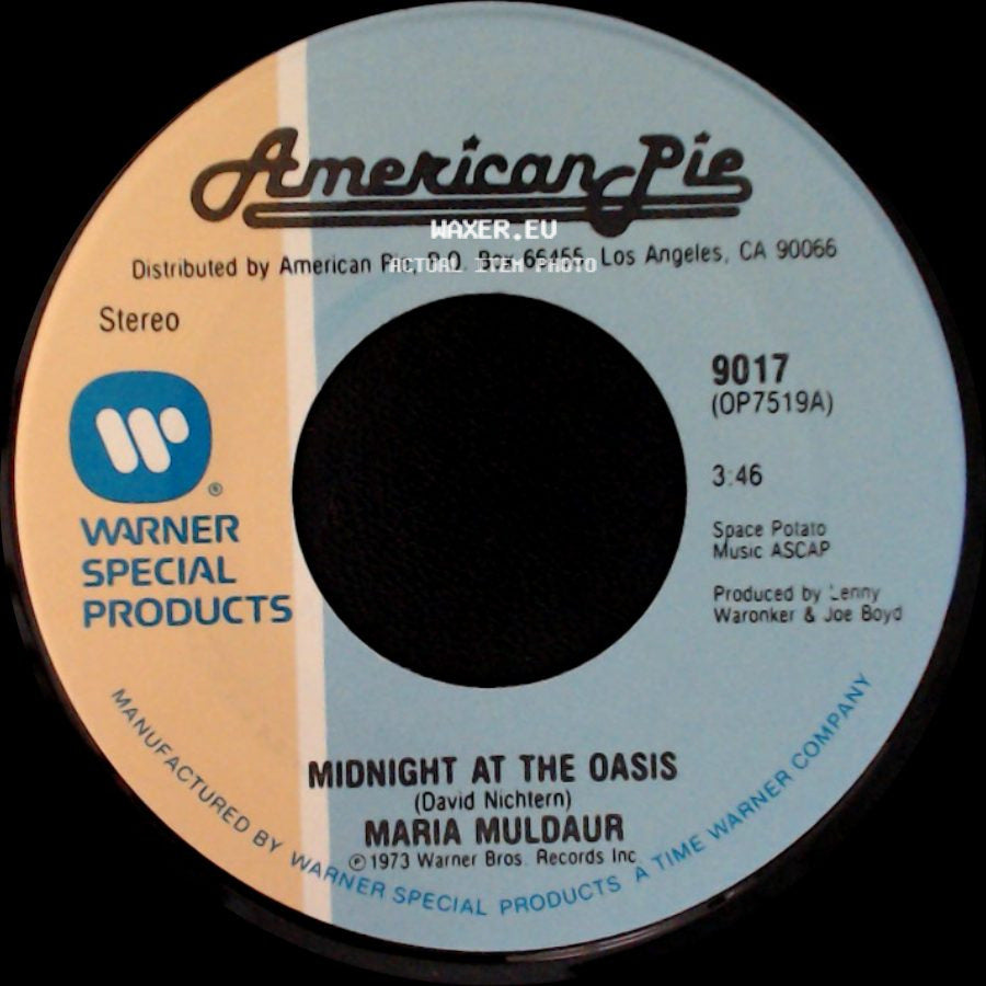 The Mojo Men / Maria Muldaur - Sit Down I Think I Love You / Midnight At The Oasis side B