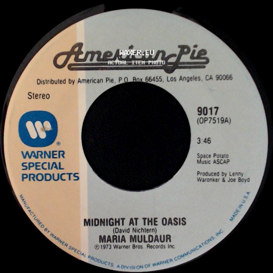 The Mojo Men / Maria Muldaur - Sit Down I Think I Love You / Midnight At The Oasis side B