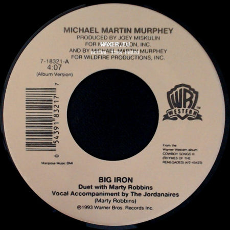 Michael Martin Murphey - Cowboy Logic / Big Iron side B