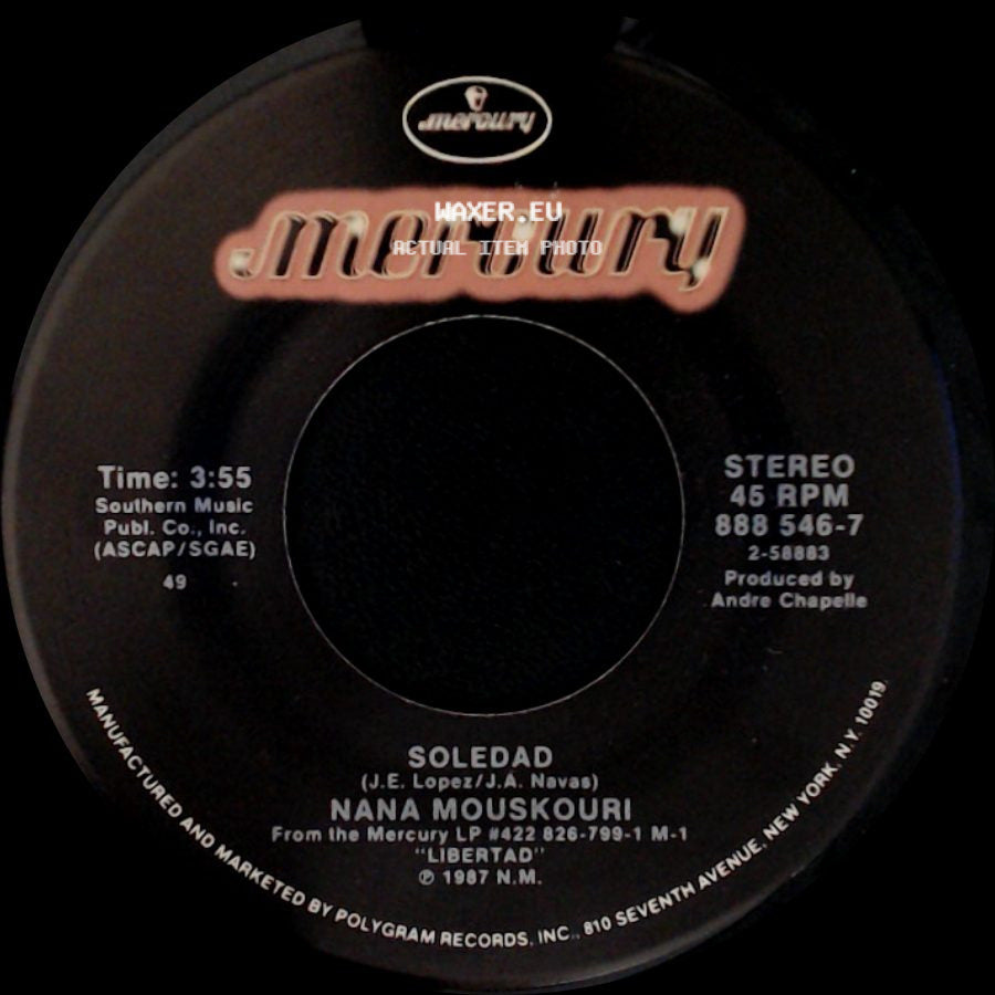 Nana Mouskouri - Soledad / De Colores side A
