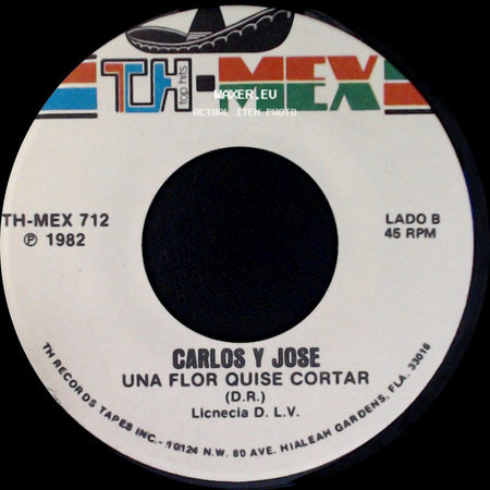 Carlos Y Jose - Flor De Capomo / Una Flor Quise Cortar side B