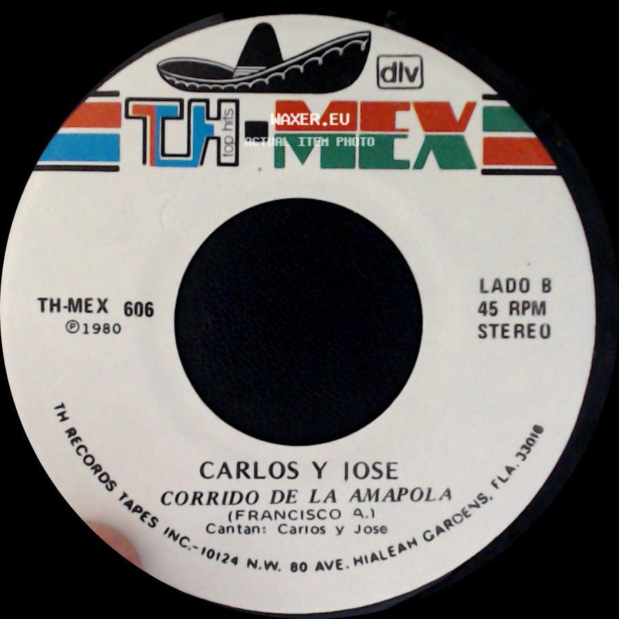 Carlos Y Jose - El Chubasco / Corrido De La Amapola side B