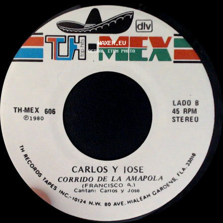 Carlos Y Jose - El Chubasco / Corrido De La Amapola side B