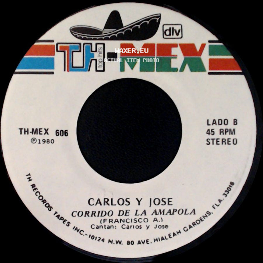 Carlos Y Jose - El Chubasco / Corrido De La Amapola side B