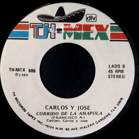 Carlos Y Jose - El Chubasco / Corrido De La Amapola side B