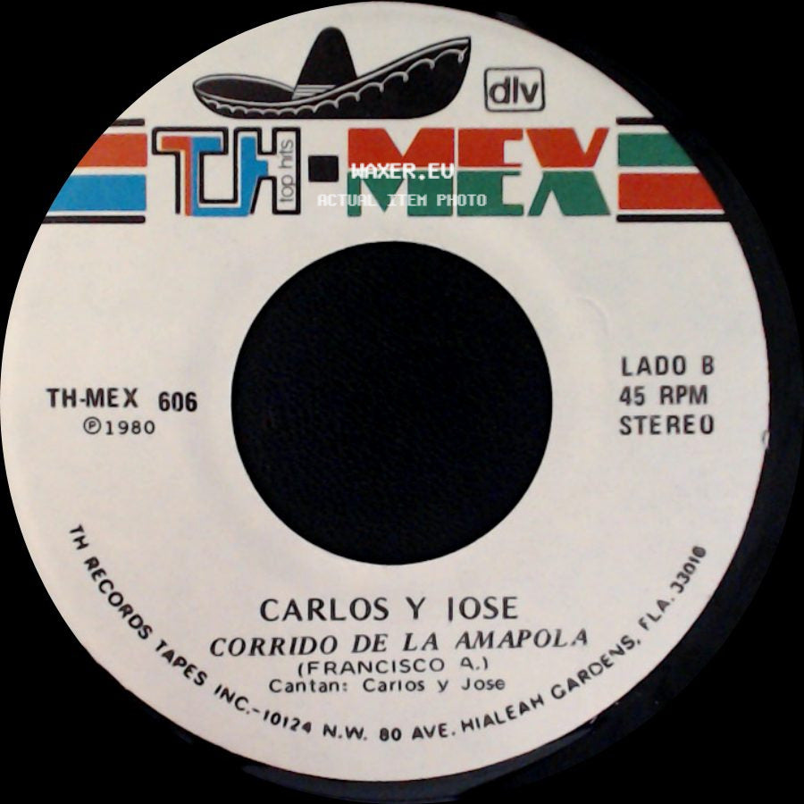 Carlos Y Jose - El Chubasco / Corrido De La Amapola side B