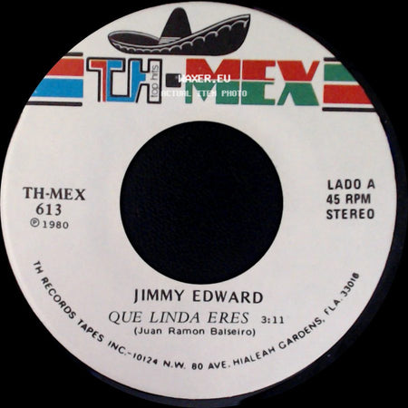 Jimmy Edward - Que Linda Eres / Con Tu Cariño side A