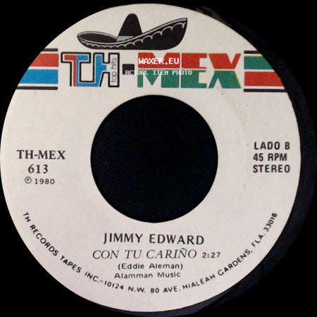 Jimmy Edward - Que Linda Eres / Con Tu Cariño side B