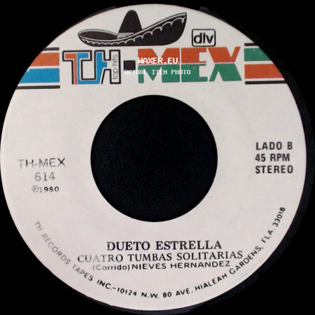 Dueto Estrella / Nieves Hernandez - Mision Cumplida / Cuatro Tumbas Solitarias side B