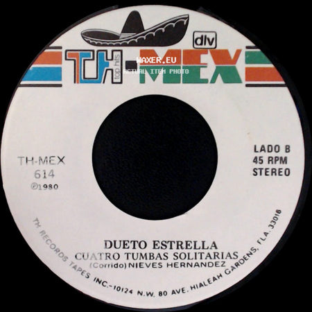 Dueto Estrella - Mision Cumplida / Cuatro Tumbas Solitarias side B