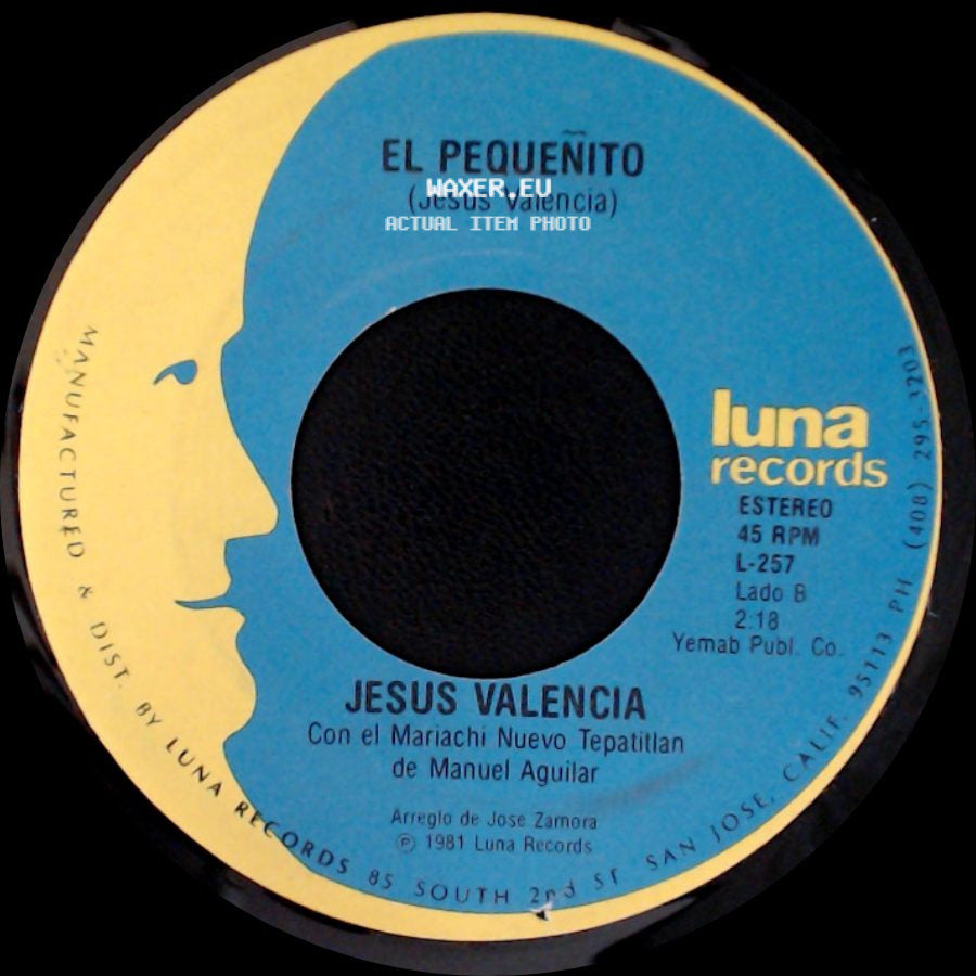 Jesus Valencia - Pajarillo Pajarillo / El Pequeñito side B