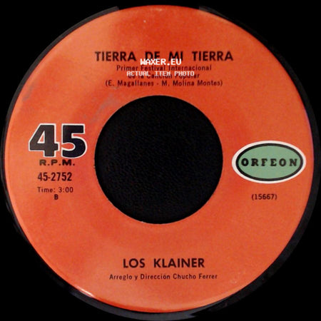 Hugo Palm / Los Klainer - Te Regalo Mis Sueños / Tierra De Mi Tierra side B