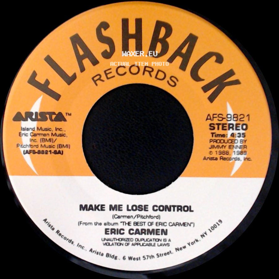 Eric Carmen - Thats Rock 'n Roll / Make Me Lose Control side B
