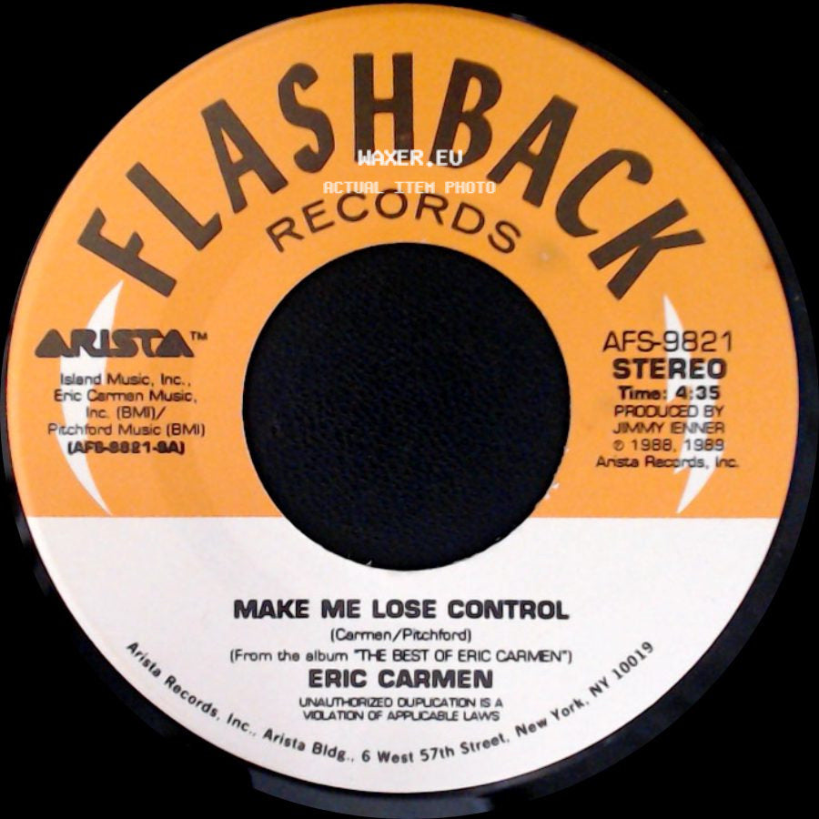 Eric Carmen - Make Me Lose Control / That's Rock 'n Roll side A