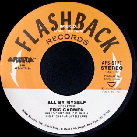 Eric Carmen - Never Gonna Fall In Love Again / All By Myself side B