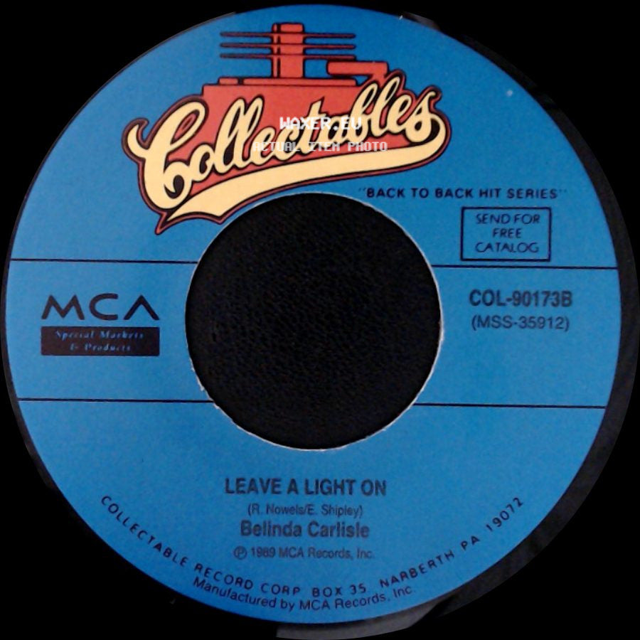 Belinda Carlisle - Leave A Light On / I Get Weak side A