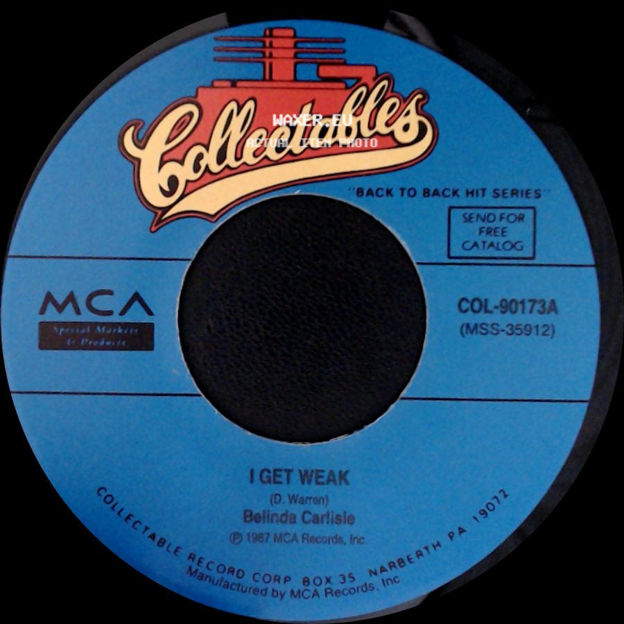 Belinda Carlisle - Leave A Light On / I Get Weak side B