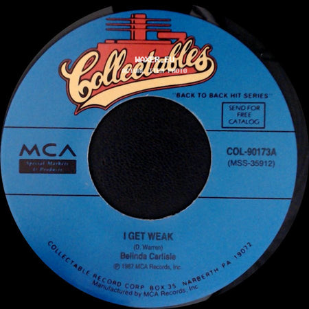 Belinda Carlisle - Leave A Light On / I Get Weak side B