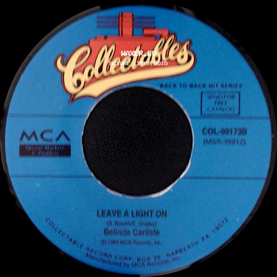 Belinda Carlisle - Leave A Light On / I Get Weak side A
