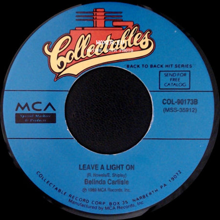 Belinda Carlisle - Leave A Light On / I Get Weak side A
