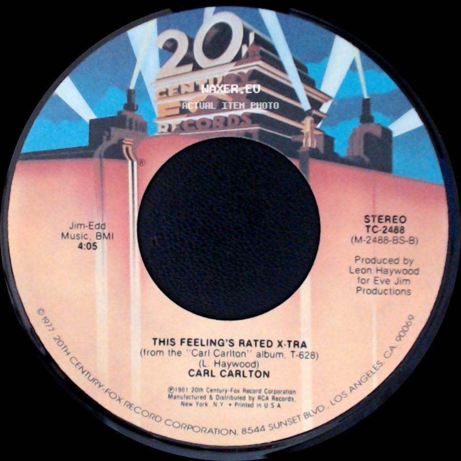 Carl Carlton - This Feeling's Rated X-Tra / She's A Bad Mama Jama (She's Built, She's Stacked) side A