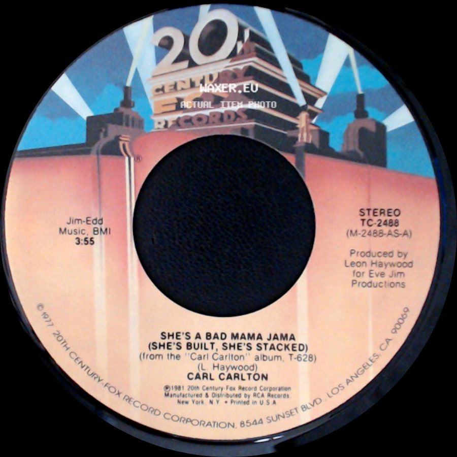Carl Carlton - She's A Bad Mama Jama (She's Built, She's Stacked) / This Feeling's Rated X-Tra side A