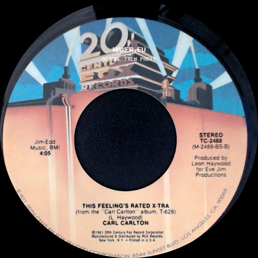 Carl Carlton - She's A Bad Mama Jama (She's Built, She's Stacked) / This Feeling's Rated X-Tra side B