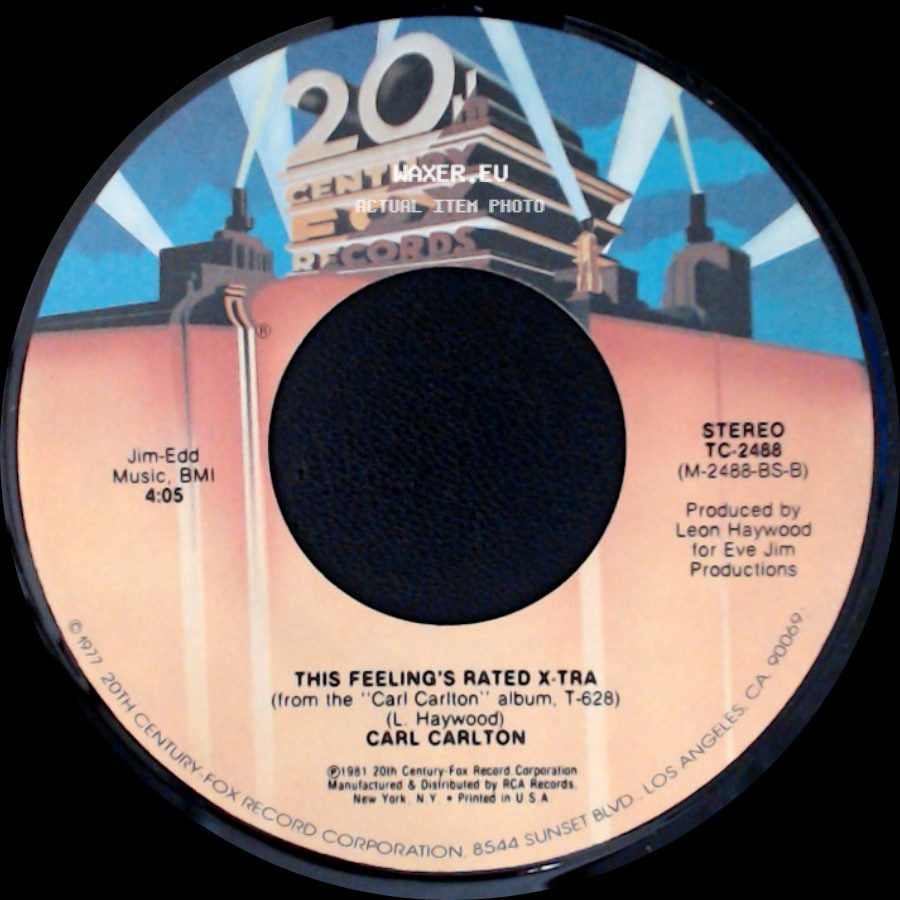 Carl Carlton - She's A Bad Mama Jama (She's Built, She's Stacked) / This Feeling's Rated X-Tra side B