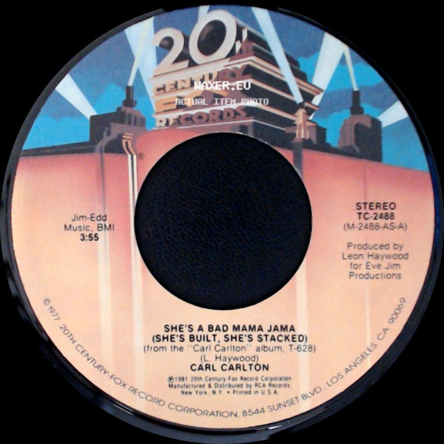 Carl Carlton - This Feeling's Rated X-Tra / She's A Bad Mama Jama (She's Built, She's Stacked) side B