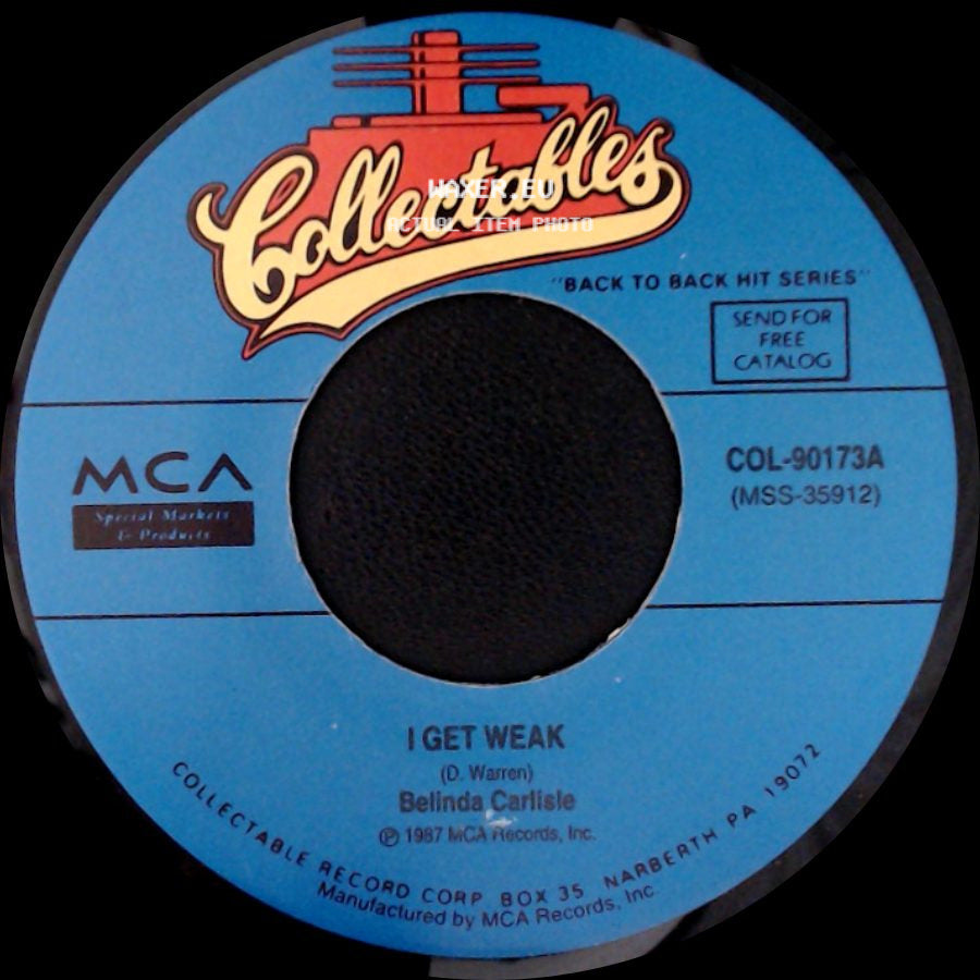 Belinda Carlisle - I Get Weak / Leave A Light On side A