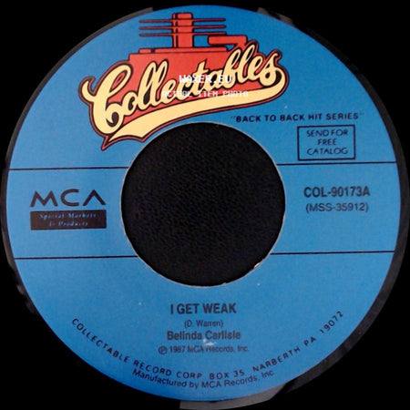 Belinda Carlisle - I Get Weak / Leave A Light On side A