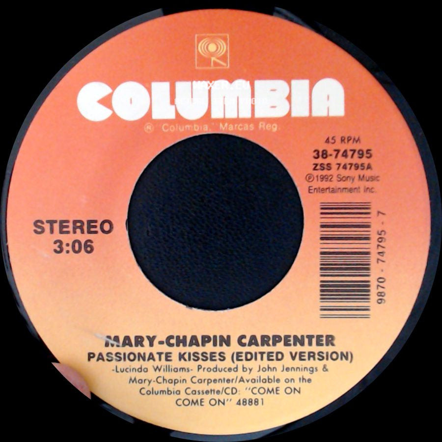 Mary-Chapin Carpenter - Middle Ground / Passionate Kisses (Edited Version) side B