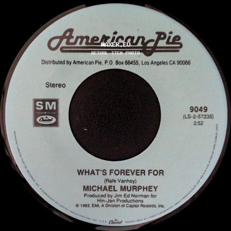 Marty Balin / Michael Murphey - Hearts / What's Forever For side B