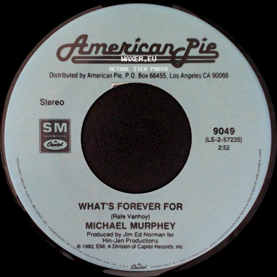 Michael Murphey / Marty Balin - What's Forever For / Hearts side A