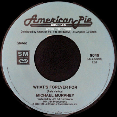 Michael Murphey / Marty Balin - What's Forever For / Hearts side A