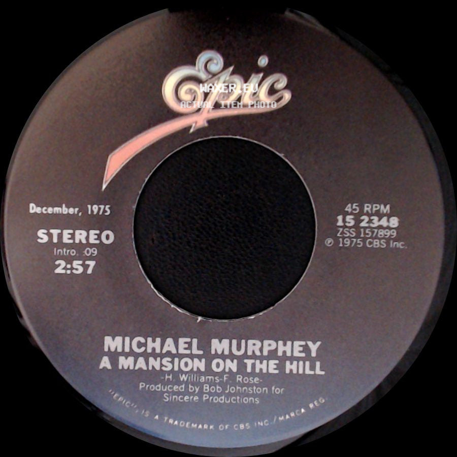 Michael Murphey - A Mansion On The Hill / Wildfire side A