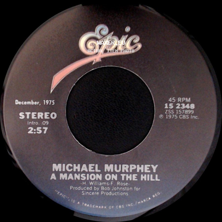 Michael Murphey - A Mansion On The Hill / Wildfire side A