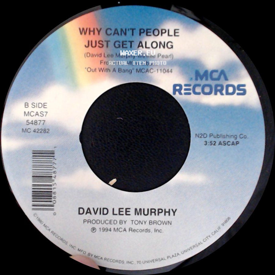 David Lee Murphy - Fish Ain't Bitin' / Why Can't People Just Get Along side B