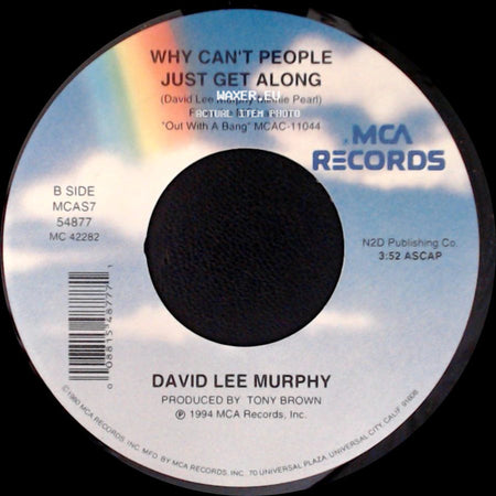 David Lee Murphy - Fish Ain't Bitin' / Why Can't People Just Get Along side B