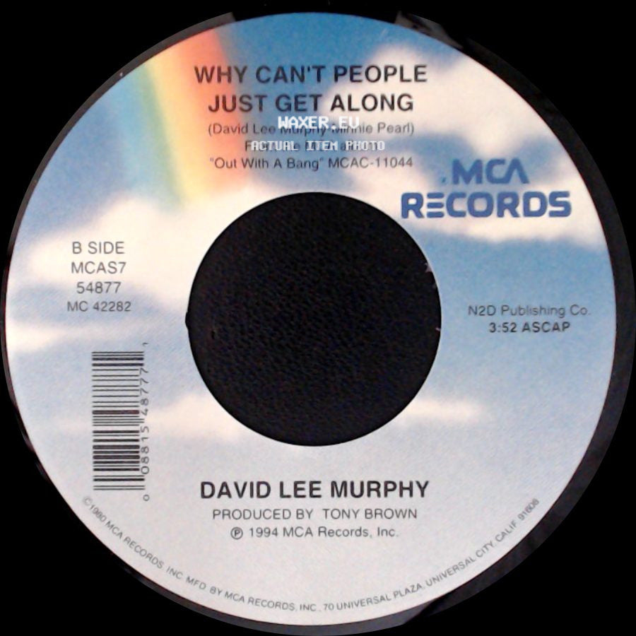 David Lee Murphy - Fish Ain't Bitin' / Why Can't People Just Get Along side B