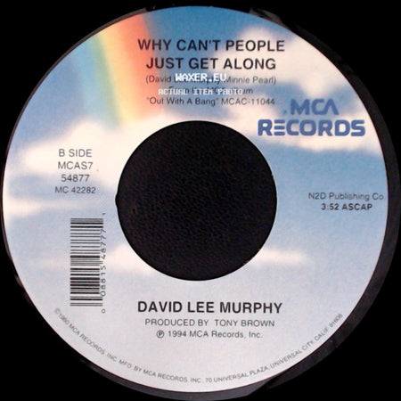 David Lee Murphy - Fish Ain't Bitin' / Why Can't People Just Get Along side B