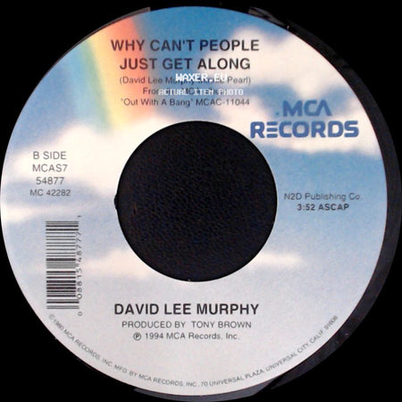 David Lee Murphy - Fish Ain't Bitin' / Why Can't People Just Get Along side B