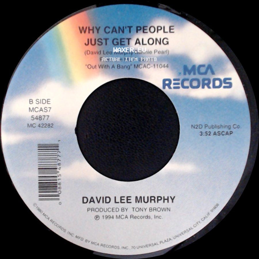 David Lee Murphy - Fish Ain't Bitin' / Why Can't People Just Get Along side B