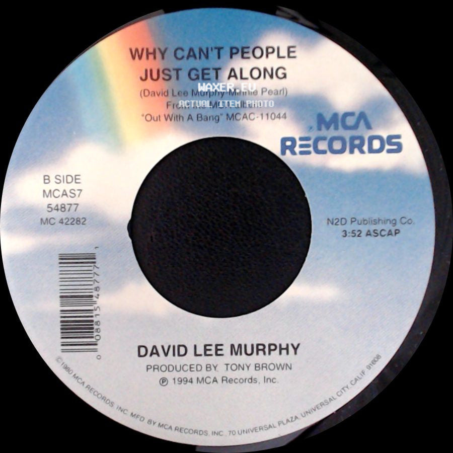 David Lee Murphy - Fish Ain't Bitin' / Why Can't People Just Get Along side B