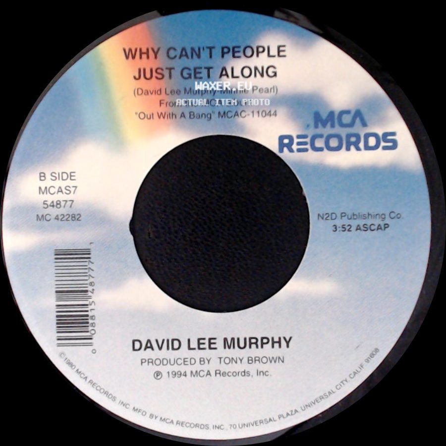 David Lee Murphy - Fish Ain't Bitin' / Why Can't People Just Get Along side B