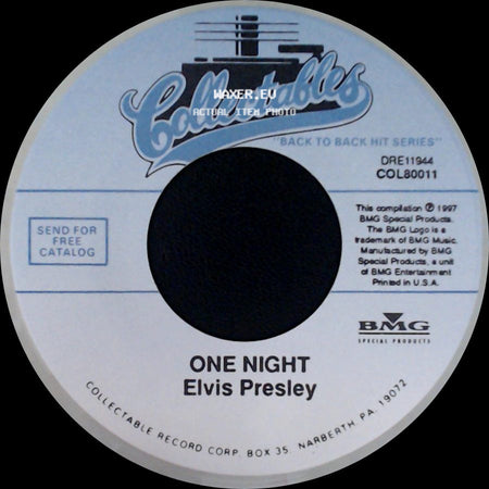 Elvis Presley - One Night / I Got Stung side A