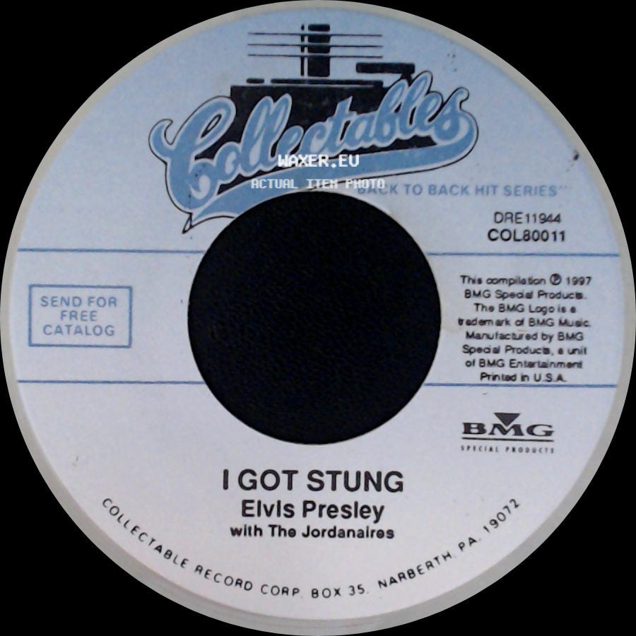 Elvis Presley - One Night / I Got Stung side B